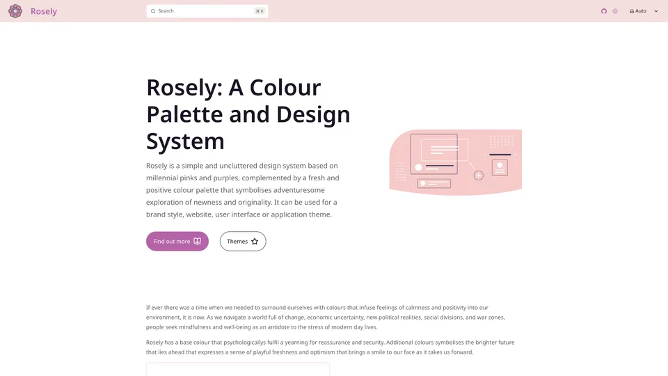 Rosely: A Colour Palette and Design System